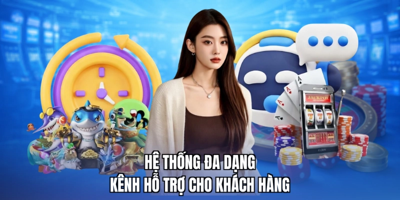 Hệ thống đa dạng kênh hỗ trợ cho khách hàng